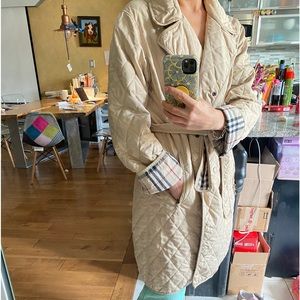 Burberry quilted trenchcoat